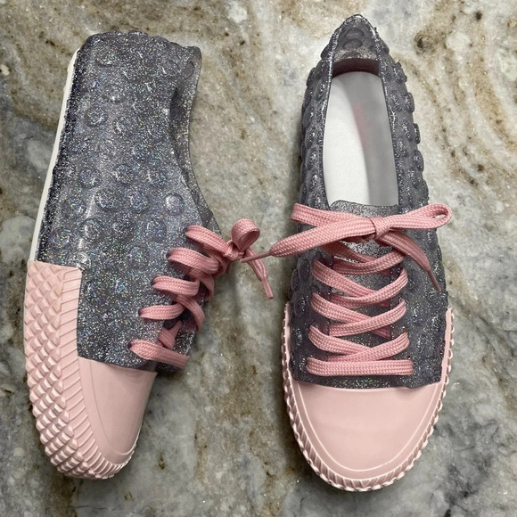 MELISSA Polibolha Waterproof Lace-up Plastic Sneakers Women’s US 8 - Picture 4 of 11